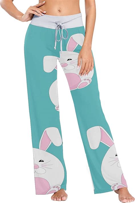 Yushg Cozy Pajama Pants For Women Anime Cute Rabbit Cartoon Womens