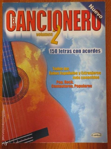 Cancionero El Cancionero Vol 2 150 Letras Con Acordes Para Guitarra