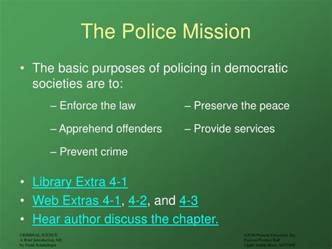 Ppt Chapter 4 Policing Purpose And Organization Powerpoint