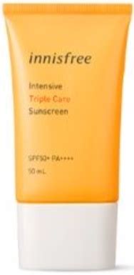 I gave this sunscreen a try after my favorite innisfree no sebum sunblock was discontinued. innisfree Intensive Triple Care Sunscreen ingredients ...