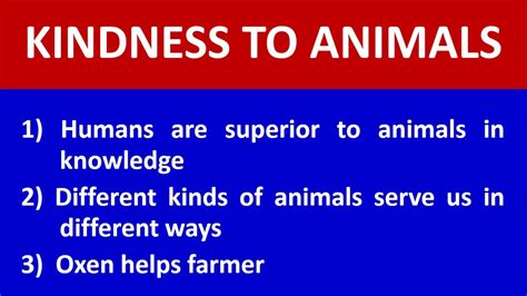 10 Lines On Kindness To Animals Essay On Kindness To Animals In