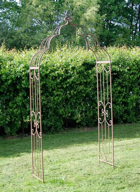 Rusty Vintage Antiqued Metal Garden Arch Free Uk Delivery