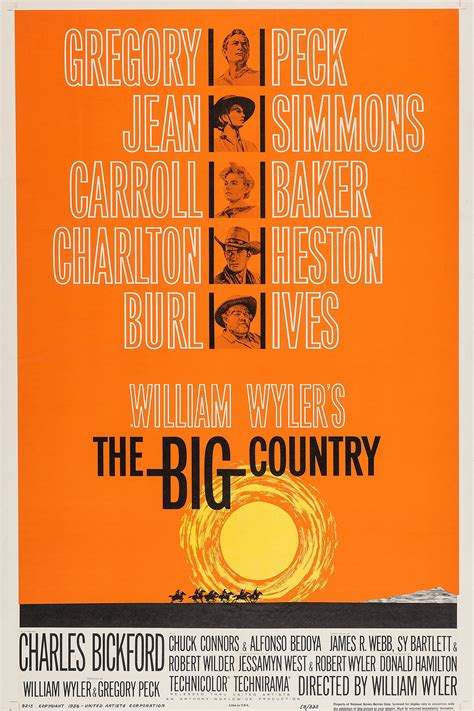 The Big Country 1958 Posters — The Movie Database Tmdb