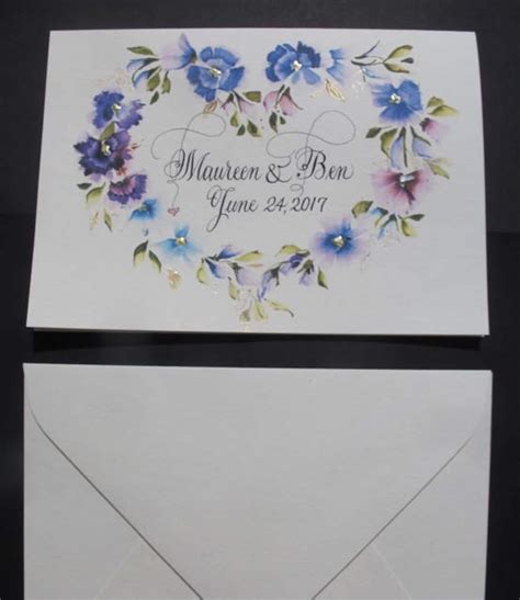 Unique Personalized Wedding Card Wedding Day Keepsake Card Etsy