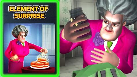 scary teacher 3d miss t element of surprise walkthrough ios android youtube