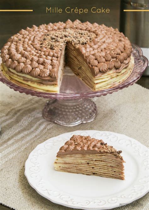 Mille Crêpe Cake Milk Cardamom Recipe Crepe cake Peanut butter