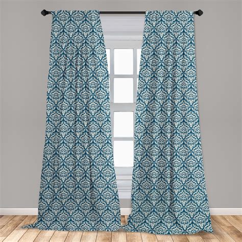 Victorian Curtains 2 Panels Set Fashionable Modern Country Style