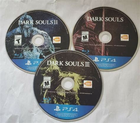 Dark Souls Trilogy Discs Only Sony Playstation 4 No Steelbook Ebay
