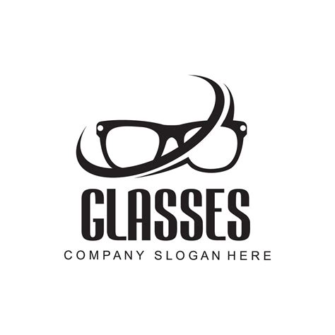 Glasses Logo Design Vector Illustration Of Optical Tools To Style And