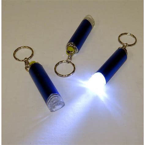 Buy Super Bright 3 Led Flashlight Keychains With Triangle Shaped Barrel