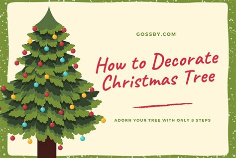 How To Decorate Christmas Trees With Only Steps