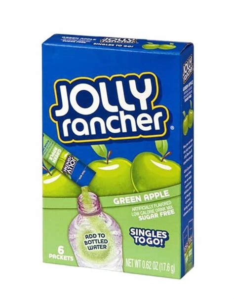 Jolly Rancher Singles To Go Green Apple 12×6 Pacific Distribution