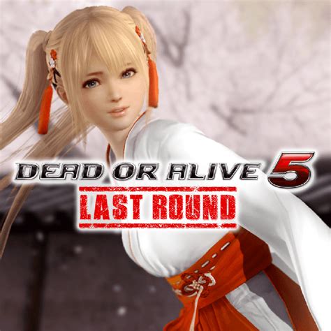 Dead Or Alive 5 Last Round Shrine Maiden Costume Marie Rose 2017 Playstation 4 Box Cover
