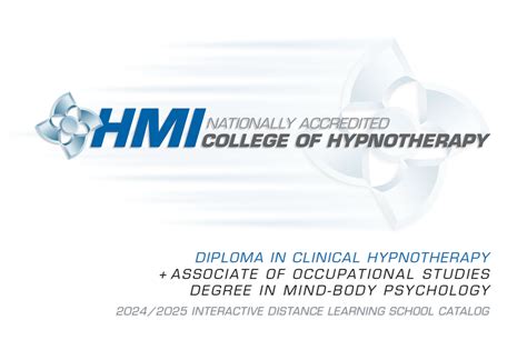hmi school catalog hmi college of hypnotherapy