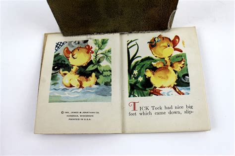 Tick Tock The Little Duck A Lolly Pop Book John Martins Etsy