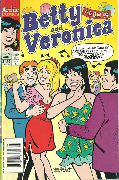 Betty And Veronica Comic 78 Aug August 1994 Archie Comics Series On