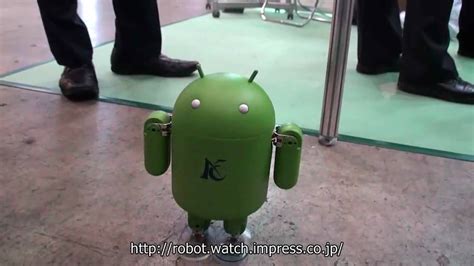 Android Logo Becomes A Walking Robot Youtube