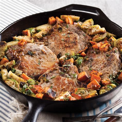 Maybe you would like to learn more about one of these? Roasted Pork Chops with Brussels Sprouts and Sweet ...