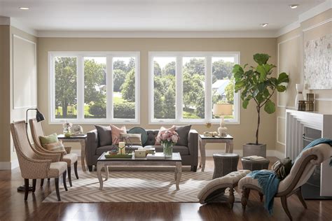 While choosing the right rug for your living room can be overwhelming, there are cues that interior designers use to get it right. MI 1675 Casement Windows in Living Room