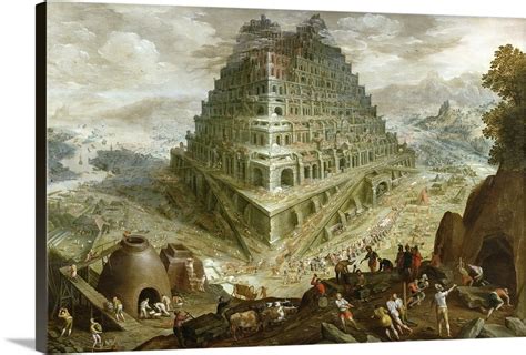 The Building of the Tower of Babel Wall Art, Canvas Prints, Framed Prints, Wall Peels | Great ...