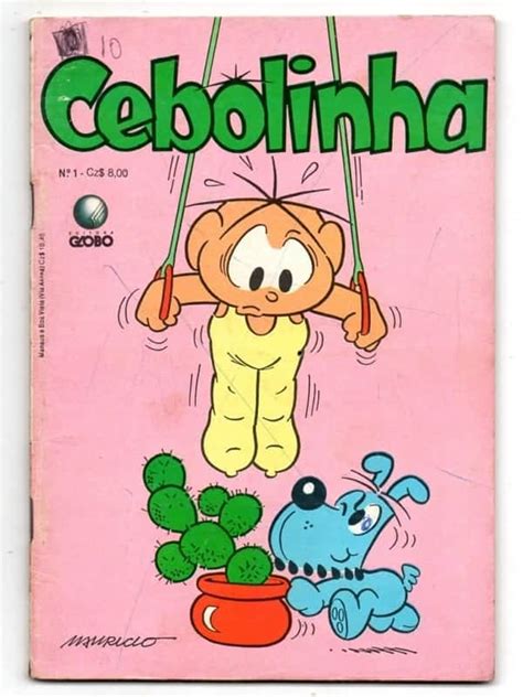 Hq Gibi Cebolinha Nº 1 Editora Globo 1987 Casa do Colecionador