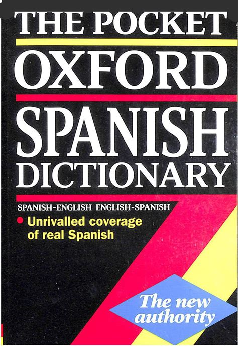 The Pocket Oxford Spanish Dictionary Spanish Englishenglish Spanish