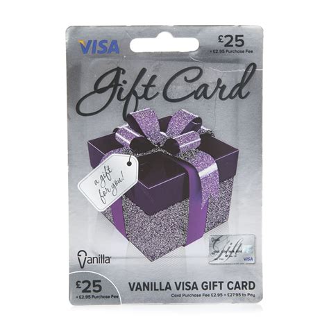 Gift cards are fun and easy to use and also provide a nice way to send money. Vanilla Visa card 25 Gift Card | Wilko