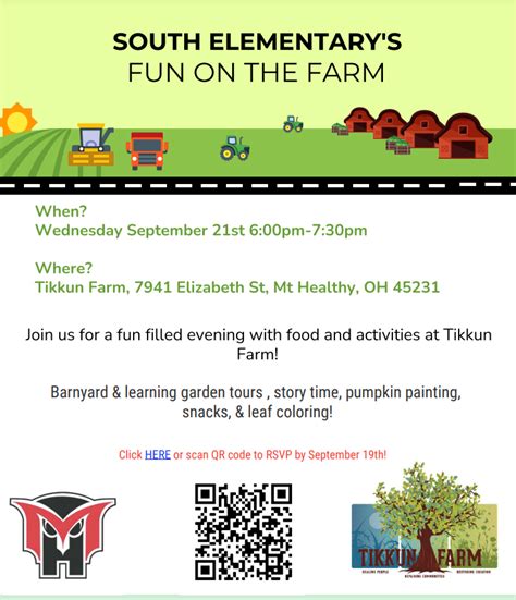 South Elementarys Fun On The Farm Mt Healthy City Schools