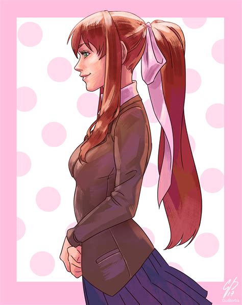 Just Monika By Vanillagui On Deviantart