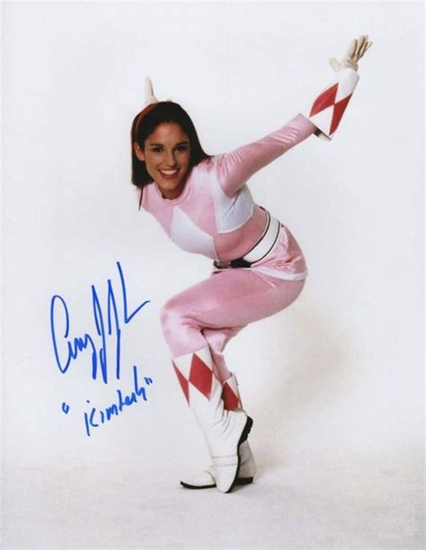 amy jo johnson signed photo 8x10 rp autographed kimberly pink power ranger etsy