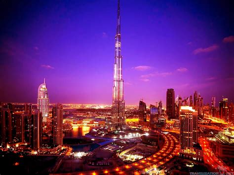Burj Khalifa Dubai At Night Wallpaper Hd Free Download