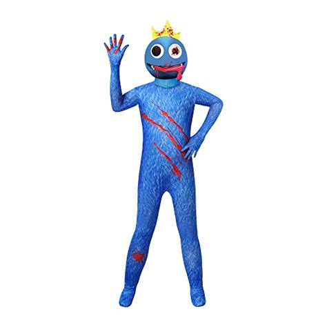 Rainbow Friends Costume For Kids Blue Monster Wiki Cosplay Horror Game