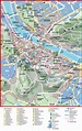 Salzburg city center map