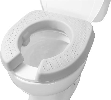 Kmina Soft Raised Toilet Seat 2 Inches Toilet Seat Riser For Elderly