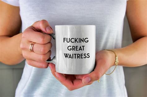 Fucking Great Waitress Funny Coffee Mug Best Friend T For Etsy