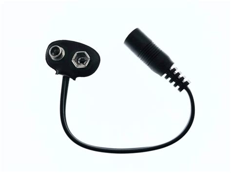 Buy 9v Battery Eliminator Snap Connector Conversion Adapter To 55mm