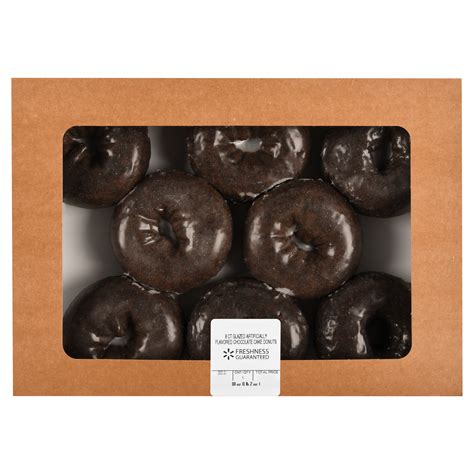 Freshness Guaranteed Glazed Chocolate Cake Donuts 18 Oz 8 Count