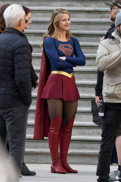 Melissa Benoist Finale Of Supergirl Filming In Vancouver 05 02 2018