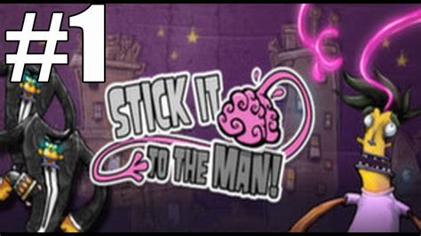 Stick It To The Man Walkthrough Part 1 Chapters 1 3 No Commentary
