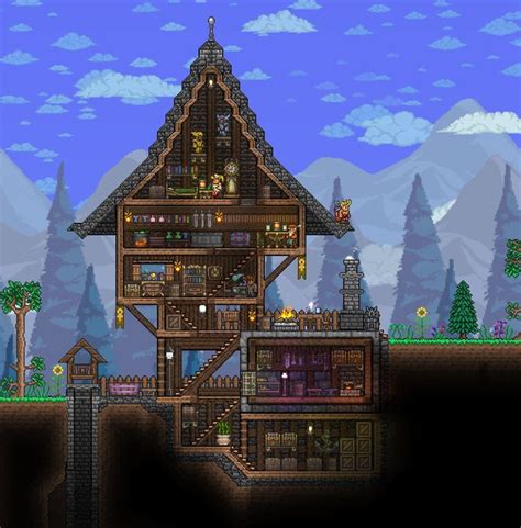 Focusing on how to build basic housing tips to. Terraria house | Terraria house design, Terrarium base ...