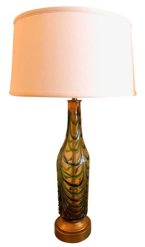 MCM Vintage Murano Glass Table Lamps (246)