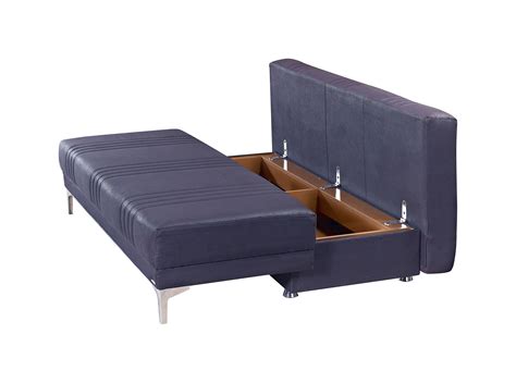 Sofa and bed made from 12 blocks. Europa Vintage Black Queen Size Sofa Bed by Mobista
