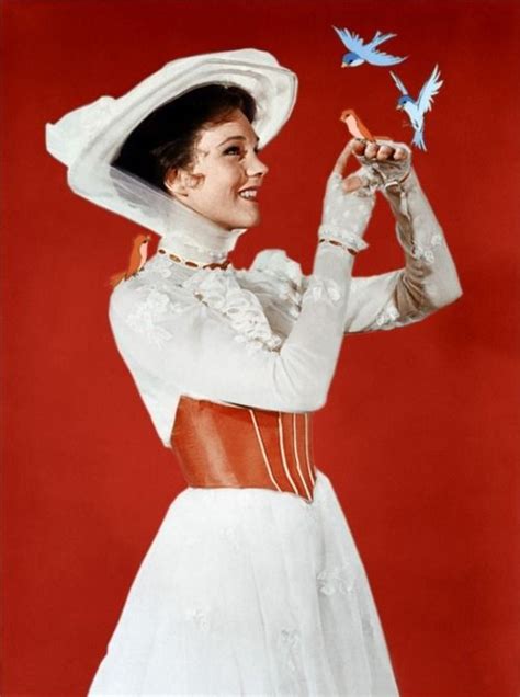 Julie Andrews In A Publicity Photo For Mary Poppins 1964 Julie