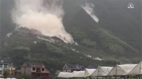 Watch Typhoon Megi Collapse Buildings And Hillsides Nbc News