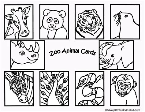 Dessin Zoo 12680 Animaux à Colorier Coloriages à Imprimer