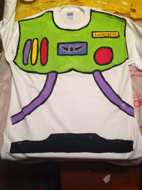 Diy Buzz Lightyear Costume Shirt Toy Story Halloween Toy Story
