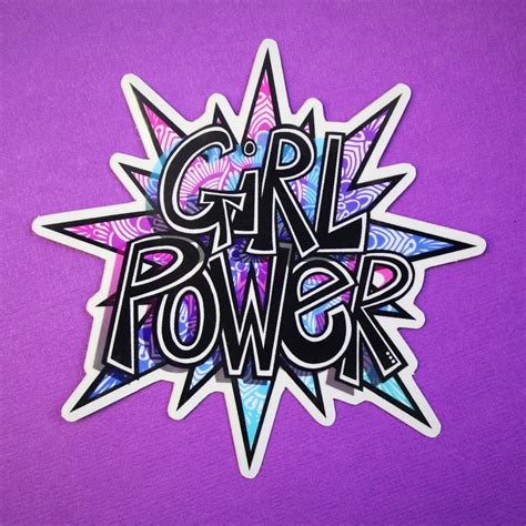 Girl Power Sticker (WATERPROOF)