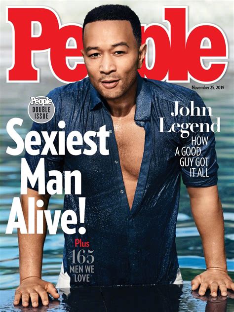 《人物》杂志评出2019年“全球最性感男人”——由传奇哥john Legend