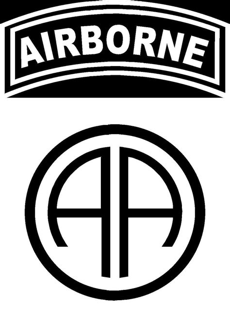 Army 82nd Airborne Vinyl Car Truck Window Bumper Sticker Decal Us