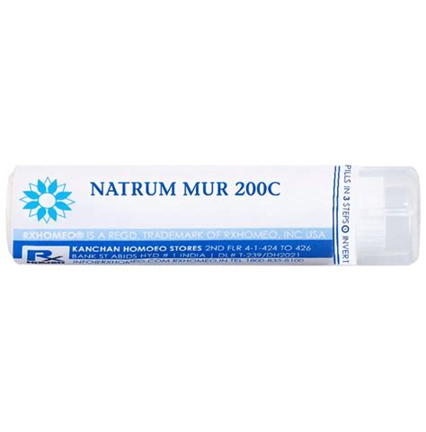 Rxhomeo Natrum Muriaticum 200c Buy Bottle Of 2500 Pellets At Best